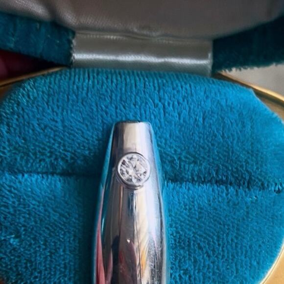 Diamond Nails Sterling Silver Nails, Nail art Special occasion wedding Nail - Picture 2 of 8